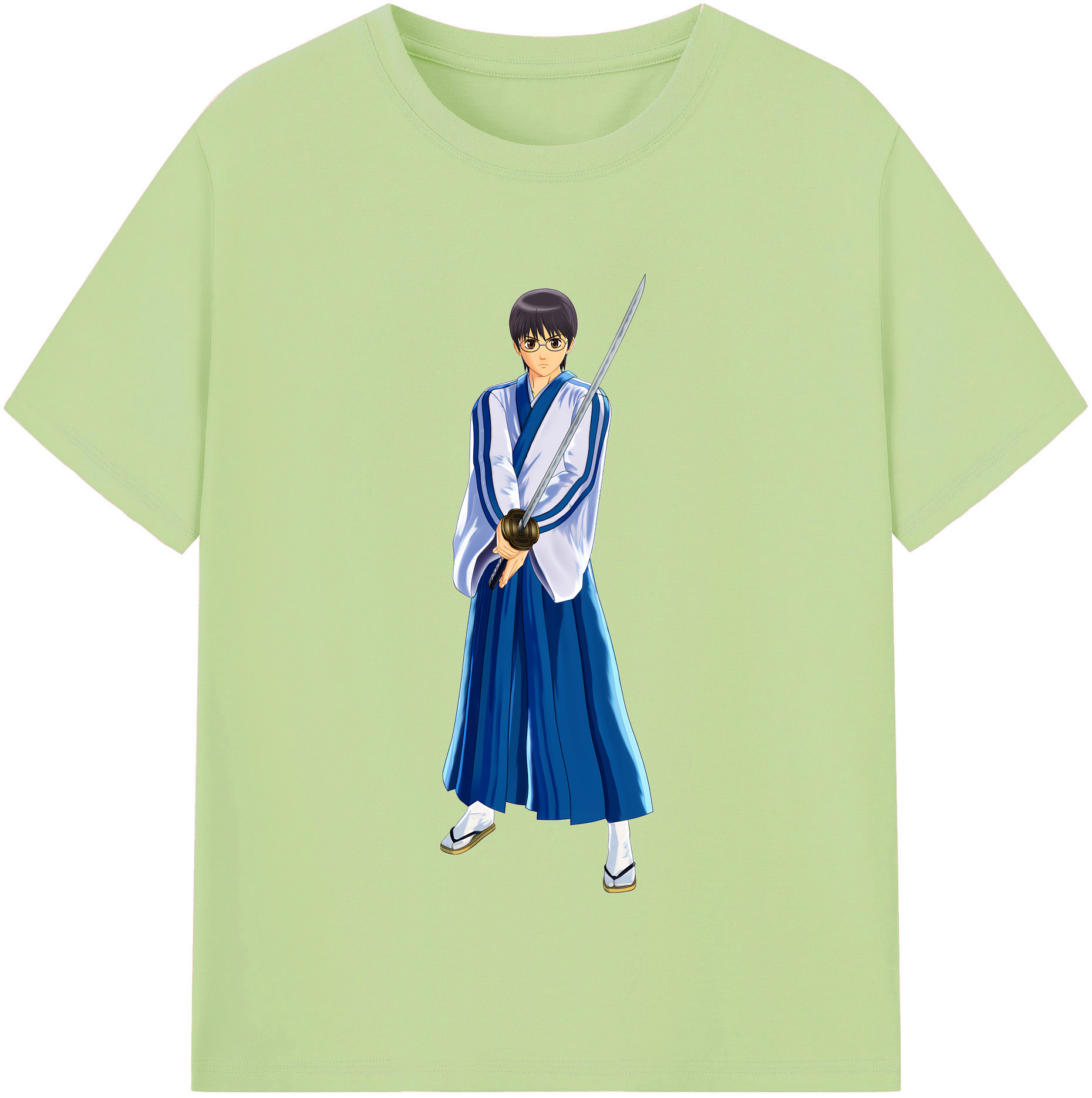 （画像用） ぎんたま 坂田銀時（さかたぎんとき） 神楽 志村新八（しむら しんぱち） GINTAMA Sakata Gintoki Kagura Shimura Shinpachi 綿100％半袖Tシャツ（フロントプリント）